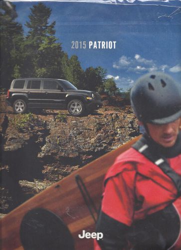 2015 jeep patriot 36 page brochure &amp; 8 panel buying guide still in plastic mint!