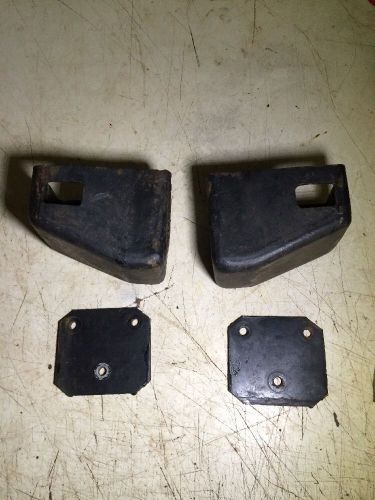 Model a ford rear motor mount pair with backing plates