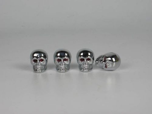 4pcs/set skull car motorbike valve caps fit bmw audi toyota car tire/wheel stem