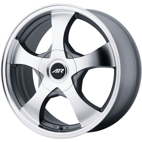 Ar89577519445 17x7.5 5x110 5x4.5 (5x114.3) wheels rims silver +45 offset alloy