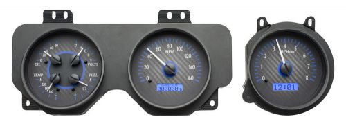 Dakota digital 70 71 72 pontiac gto vhx analog dash gauges system vhx-70p-gto