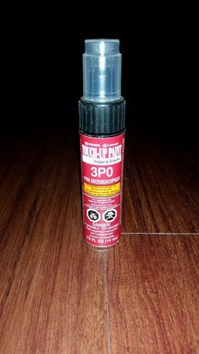Genuine toyota touch up paint 1/2 oz pen &amp; brush 3p0 super red