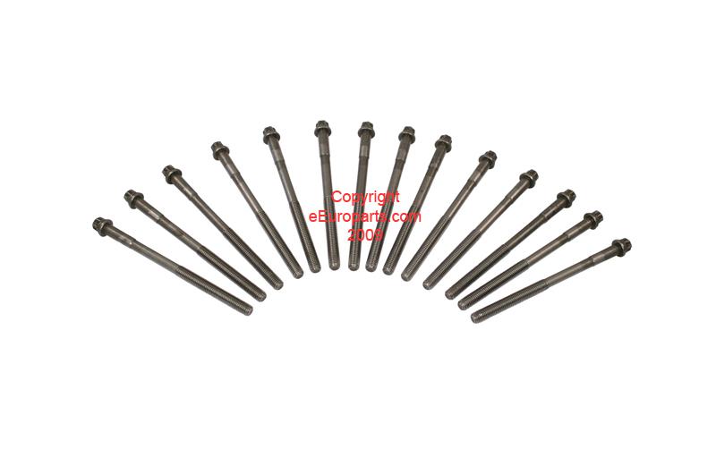 New febi head bolt set (14 bolts) 04430 bmw oe 11121726478