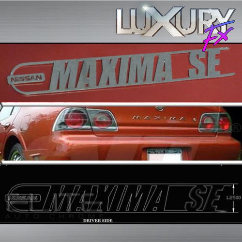 Steel nissan maxima se rear emblem fit for 2004-08 nissan maxima se - luxfx2685