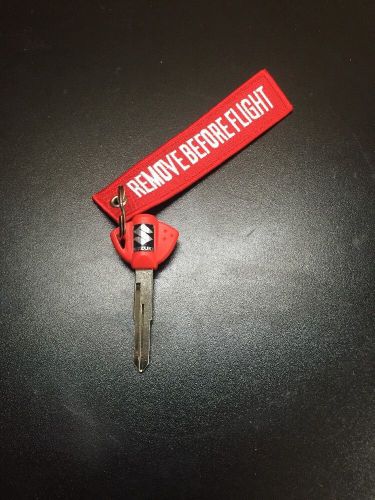 Red blank key uncut for suzuki gsx gsxr 600/750/1000 u.s seller fast shipping