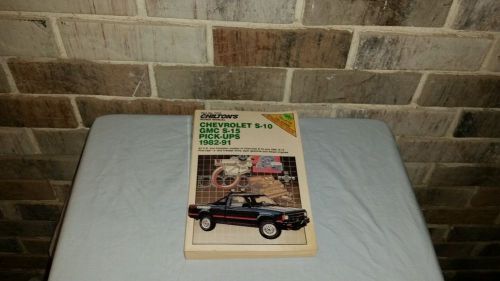 Chiltons chevrolet s10 gmc s15 pick-up 1982-91 repair manual book gas &amp; diesel