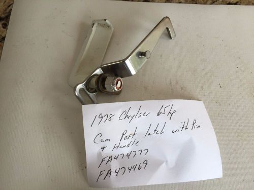 Cam port latch pin handle fa474777  chrysler force outboard 1978 65hp  65 hp