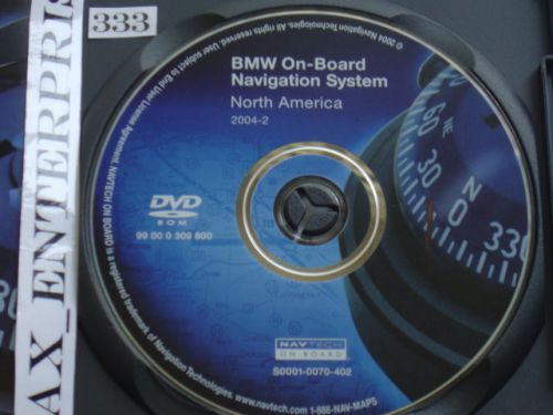 03 04 05 bmw e46 3-series 330i 330ci m3 navigation dvd # 800 map version 2004-2