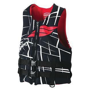 Slippery neo surge vest personal waterctaft jet ski red x large
