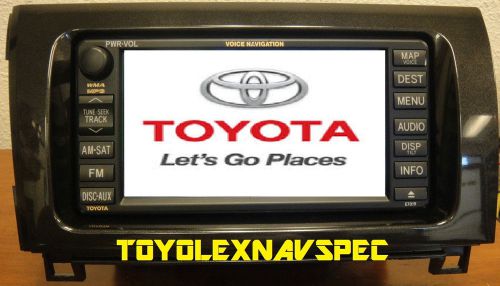 Toyota tundra sequoia gps nav navigation radio non jbl 2007 to 2013 complete kit