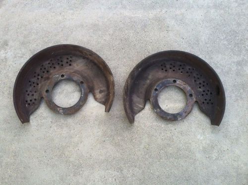 1976-1979 Ford Bronco and F150 4X4 dana 44 front front disc brake dust shields