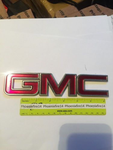 Gmc chrome emblem used