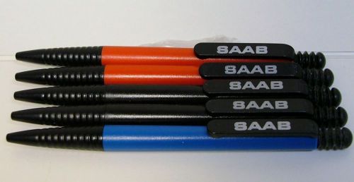 Saab original dealer salesman ink pen  unused new  nos 1980&#039;s 900 900t 9000