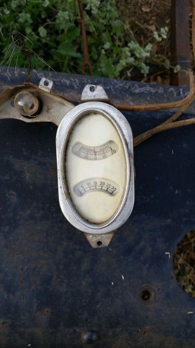 1928 chevy ammeter - oil gauge, original, vintage
