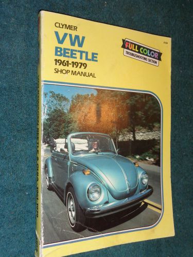 1961-1979 volkswagen / beetle / karmann ghia shop manual / clymer&#039;s book