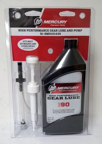 Mercury high performance gear lube oil kit (quart) with hand pump 91-8m0101435