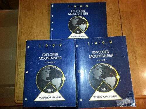 1999 ford explorer mountaineer shop manuals