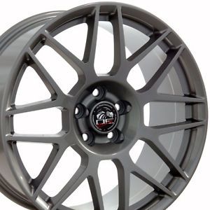 19&#034; mustang® gt500 style wheel gunmetal 19x10 rim fits ford cp