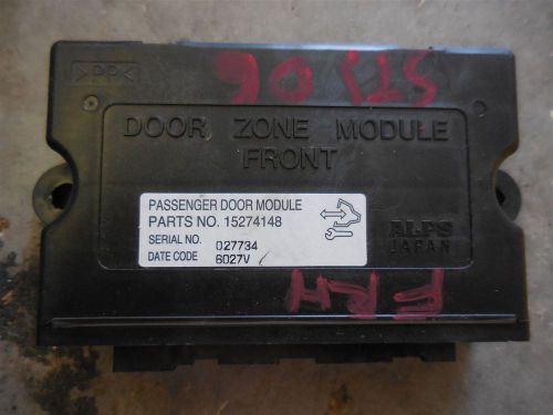 Cadillac sts 2004-2009 oem front right passen side door control module 15274148