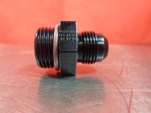 Fragola 495107 black aluminum 10an to 12 orb o ring adapter fitting