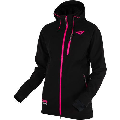 Fxr women&#039;s entice extra softshell hoodie, size 12
