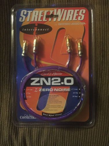 Streetwires interconnect zn 2.0 zero noise-dual .quad .twisted by clark &amp; navone