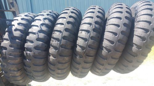 11.00-20 titan t-hawk 373   (6) tires 80-100% tread 11.00.00 x 20