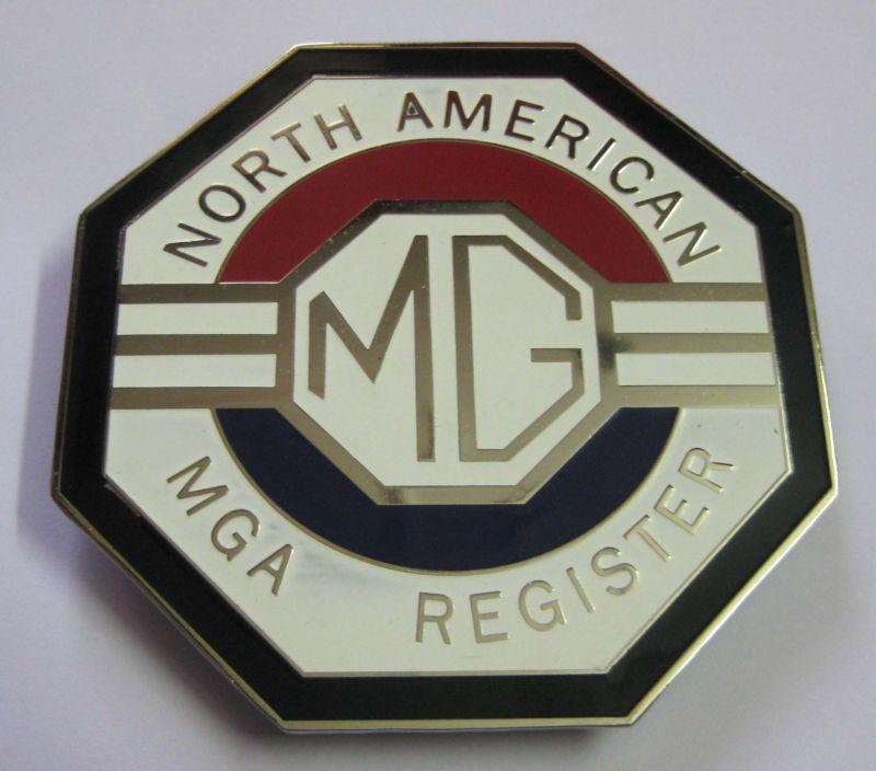 North american mga register car grill badge emblem logos metal enamled badge 