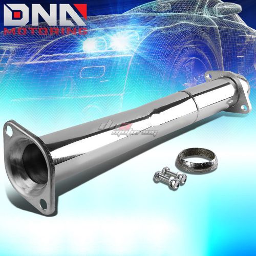For 07-13 mazdaspeed3 mps stainless high flow downpipe cat pipe exhaust system