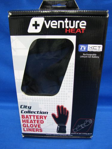 Venture heat city collection heated glove liners (black, x- large)