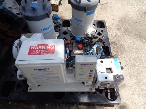 Horizon seafari reverse osmosis system wm3015c 4320 gal per day w/ 2 pre-filters