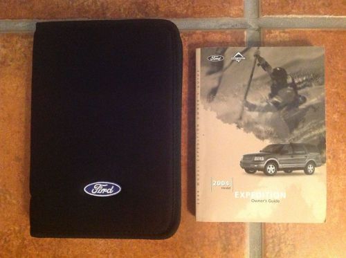 2004 ford expedition owners manual with case
