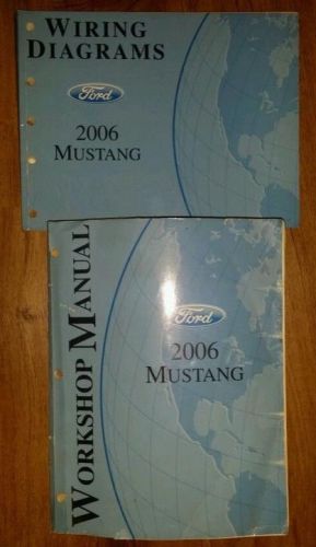 2006 ford mustang v6 gt dealer oem shop service repair manual books