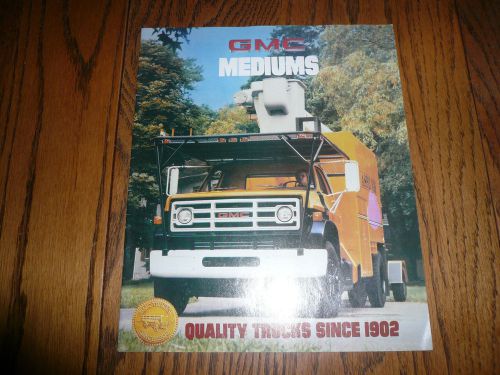 1981 gmc mediums models sales brochure -