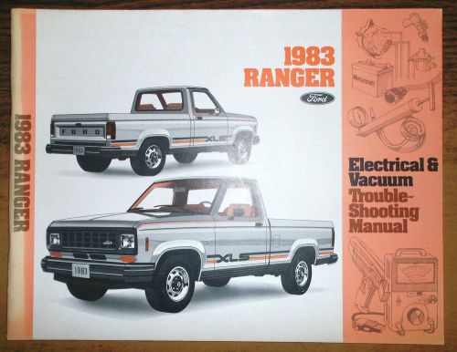 1983 ford ranger evtm electrical &amp; vacuum troubleshooting manual 83 oem fomoco