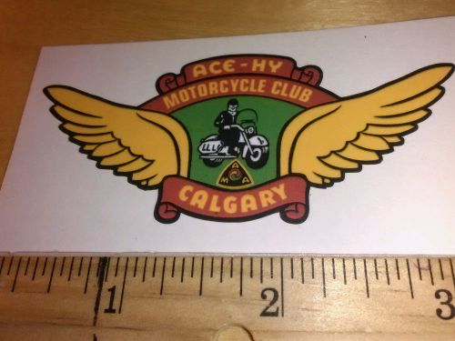 Ace -hy motorcycle club calgary mc club vinyl decal