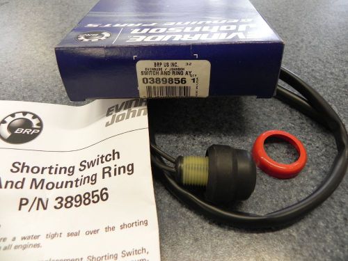 Evinrude johnson outboard kill switch assy. p# 389856 new factory oem switch!