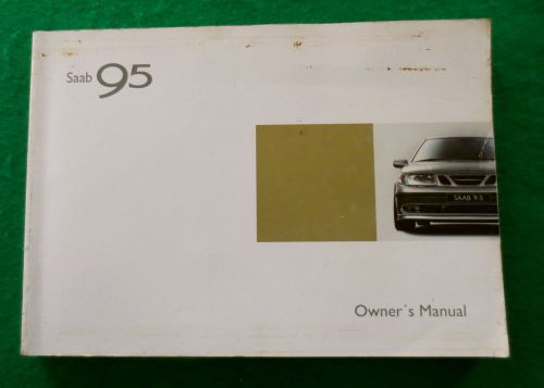 2003 03 saab 95 owners manual near new b35