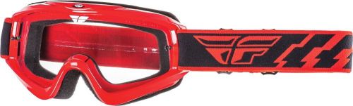Adult fly racing focus mx goggle in red 37-3002-wps