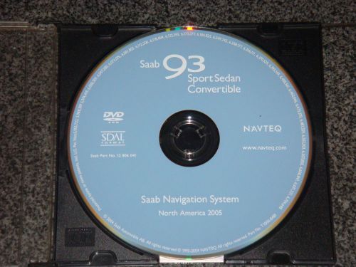 2005 saab 93 navigation dvd north america