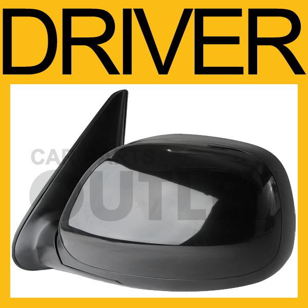 2001-2007 toyota sequoia sr5 power heated driver side mirror to1320192 black l/h