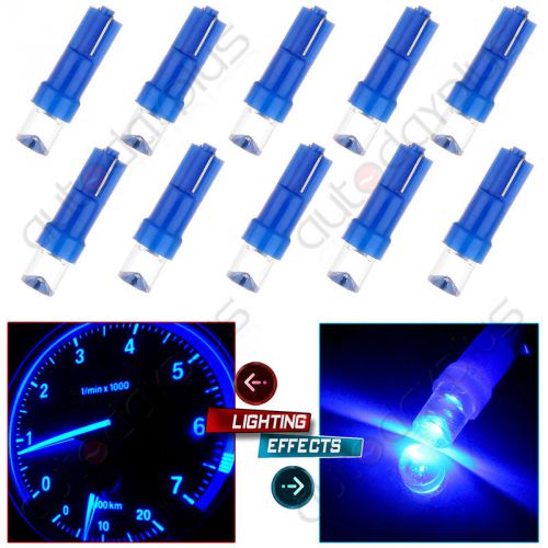 10x concave blue t5 5050 instrument speedo gauge dash led light 17 57 37 73 74