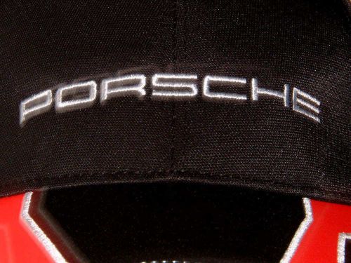 Porsche design driver&#039;s selection black motorsport hat. new for 2015, nibwt