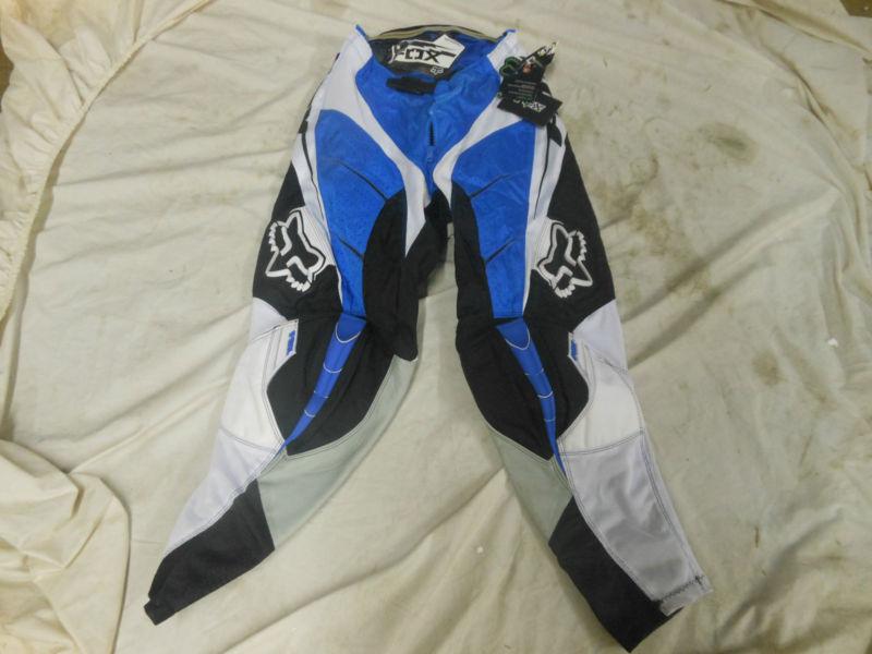 Fox racing mens strafer race pants blue 04169 new in stock