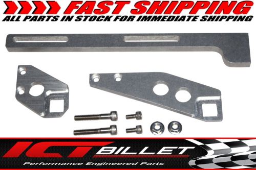 Ls1 throttle cable bracket for 102mm fabricated sheet metal intake ict billet