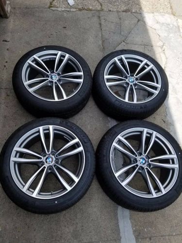 19&#034; genuine oem factory bmw 750 li 750i wheels tires m style original 7 series
