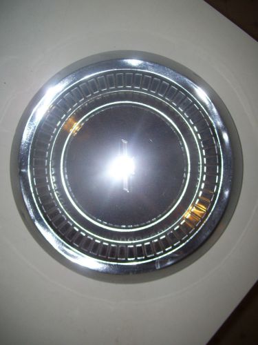 1950&#039;s chevrolet dog dish hub cap 10 1/2&#034; stainless   - hc328