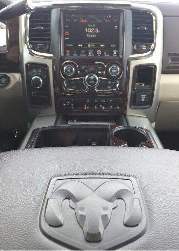 Dodge ram 1500 2500 3500 interior burl wood dash trim kit set 2016 2017 2018