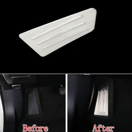 Stainless steel brake foot rest dead pedal pad cover trim for corolla 11-2015