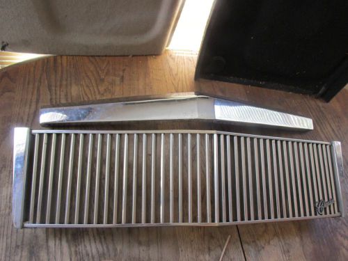 1990-1992 cadillac deville front grill classic, chrome 1991